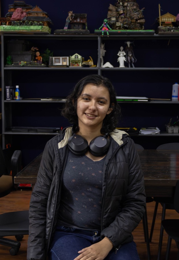 Retrato de Paulina Dueñas, estudiante de Animación Digital y Videojuegos
