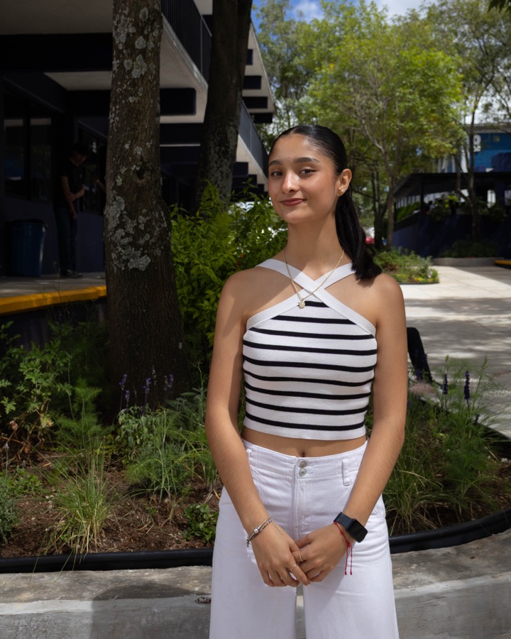 Retrato de Camila Pérez, estudiante de Arquitectura
