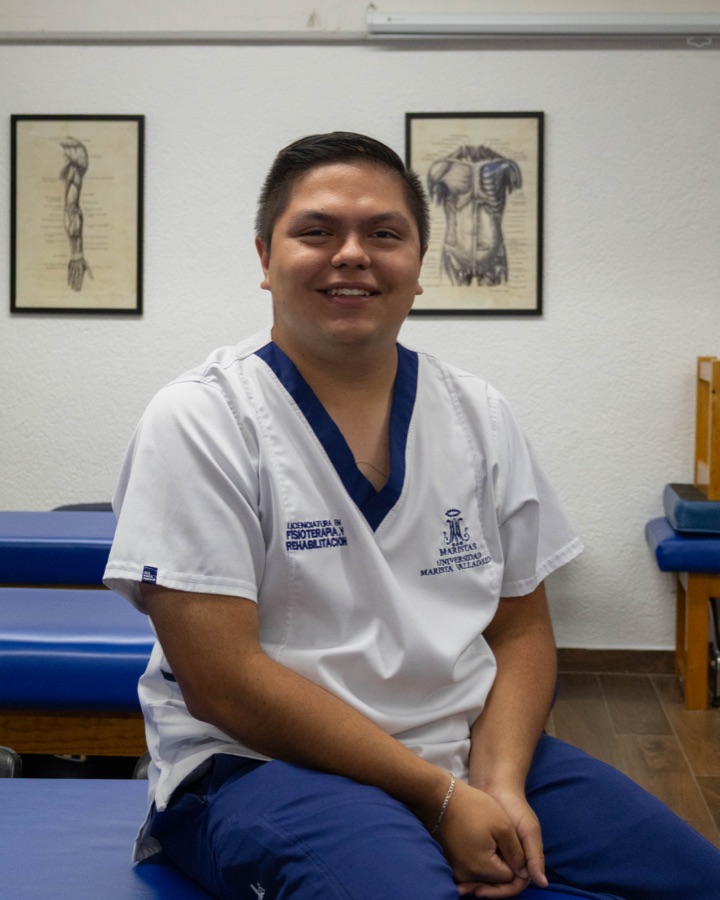 Retrato de Jorge Velázquez, estudiante de Fisioterapia y Rehabilitación